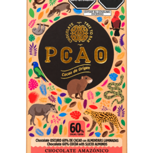 Chocolate oscuro con almendras laminadas 60% Cacao — PCAO